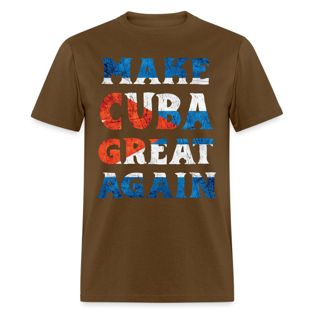 Make Cuba Great Again T-Shirt - brown