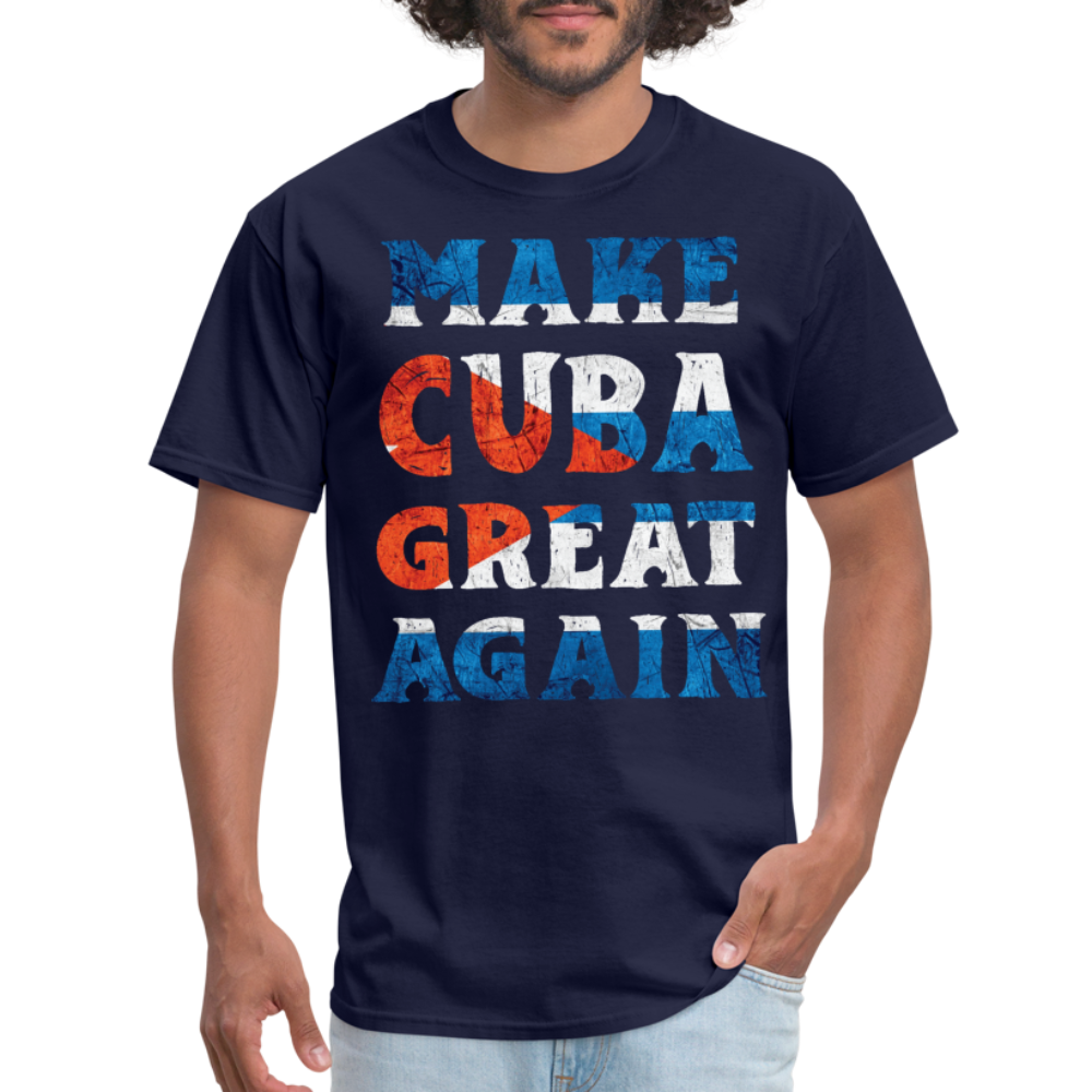 Make Cuba Great Again T-Shirt - navy