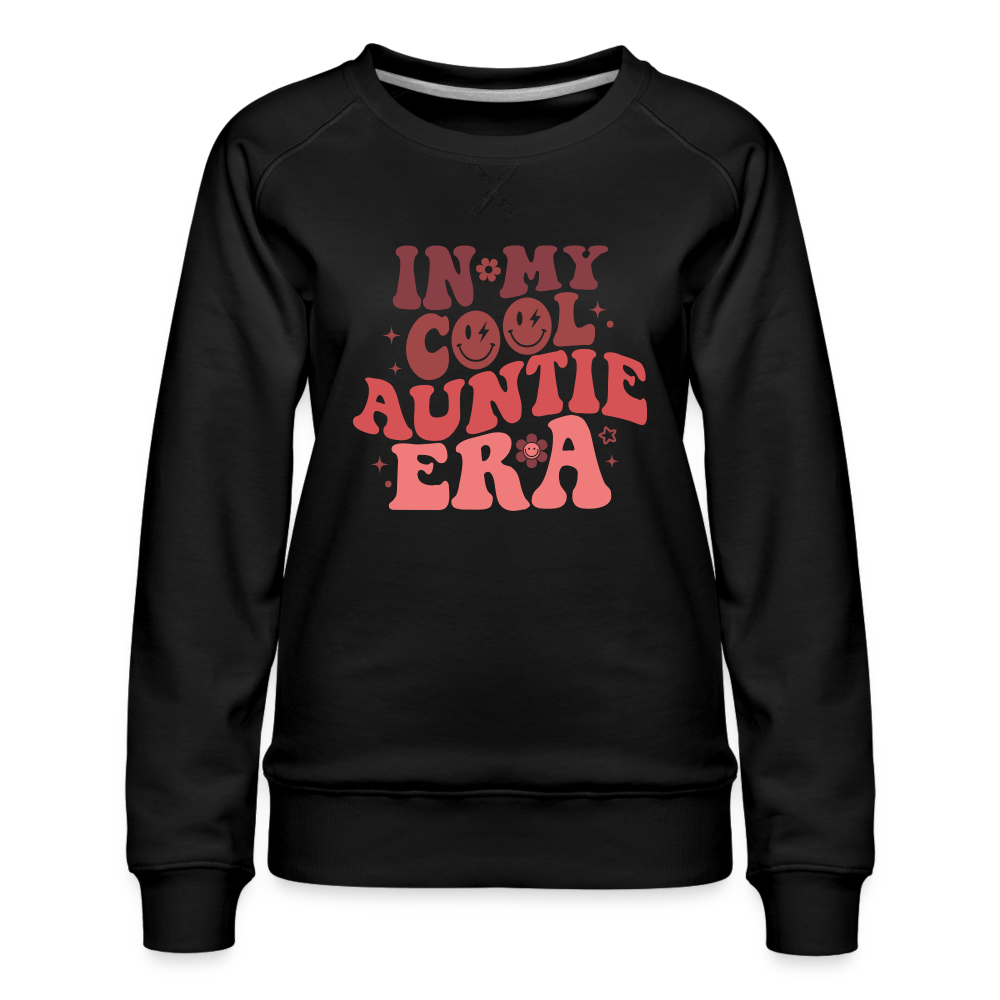 In My Cool Auntie Era : Women’s Premium Sweatshirt - black