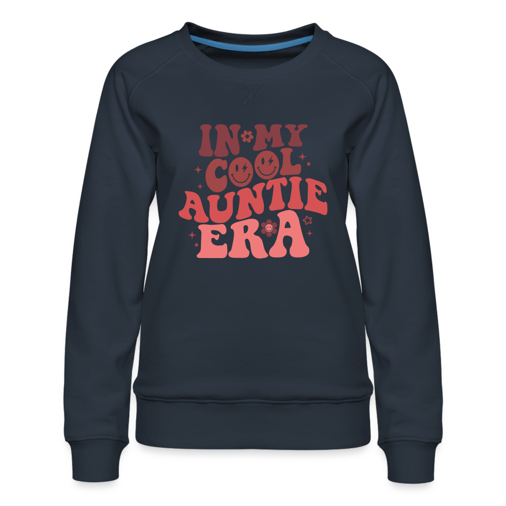 In My Cool Auntie Era : Women’s Premium Sweatshirt - navy