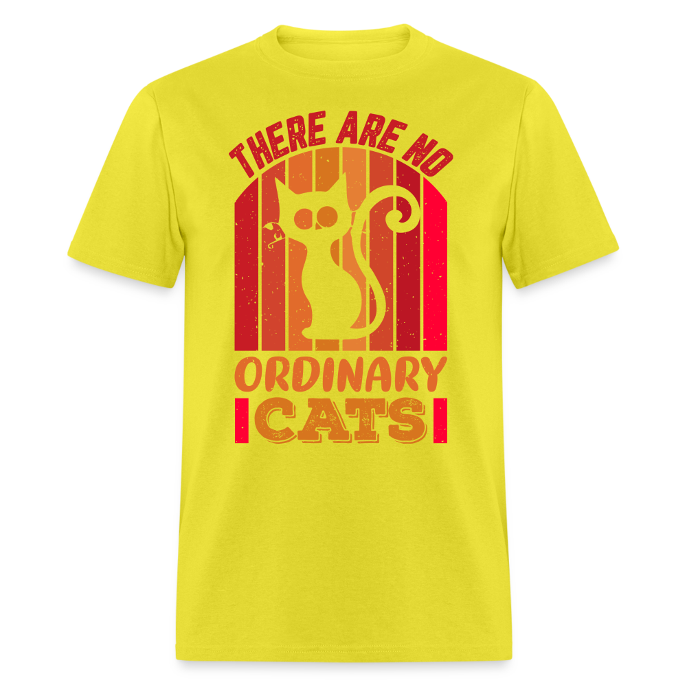 There Are No Ordinary Cats T-Shirt - yellow