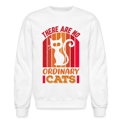 There Are No Ordinary Cats Sweatshirt - white