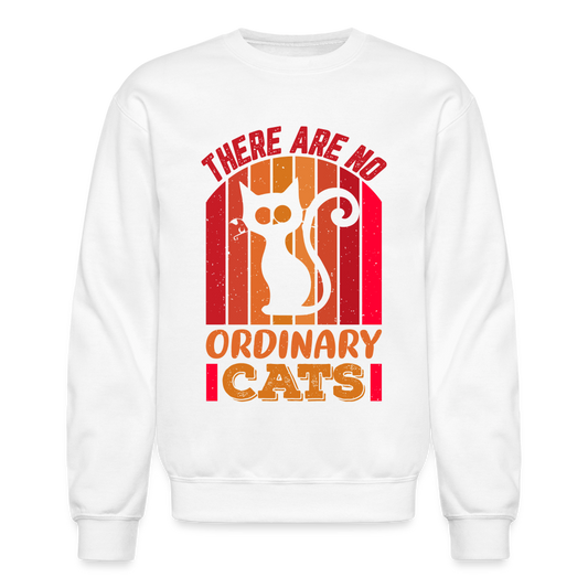 There Are No Ordinary Cats Sweatshirt - white