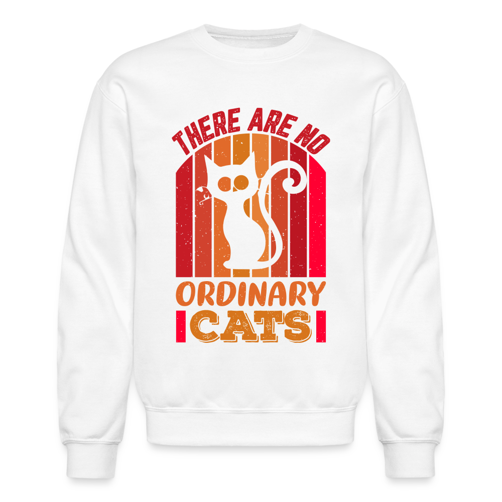 There Are No Ordinary Cats Sweatshirt - white