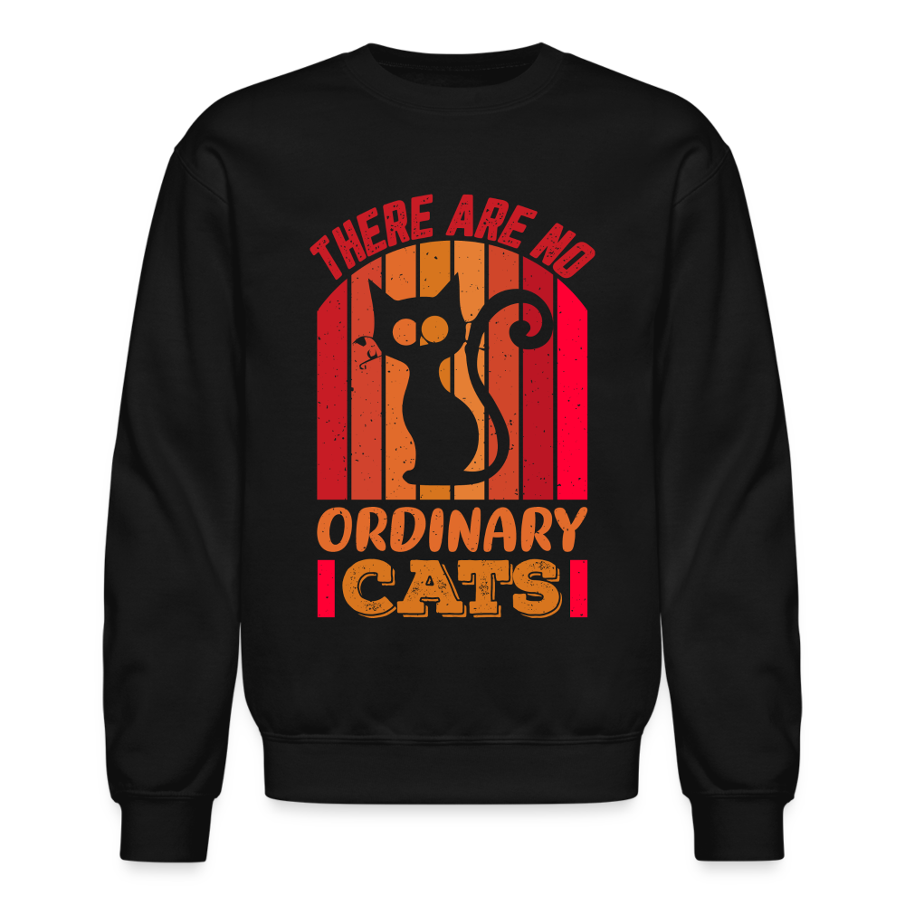There Are No Ordinary Cats Sweatshirt - black