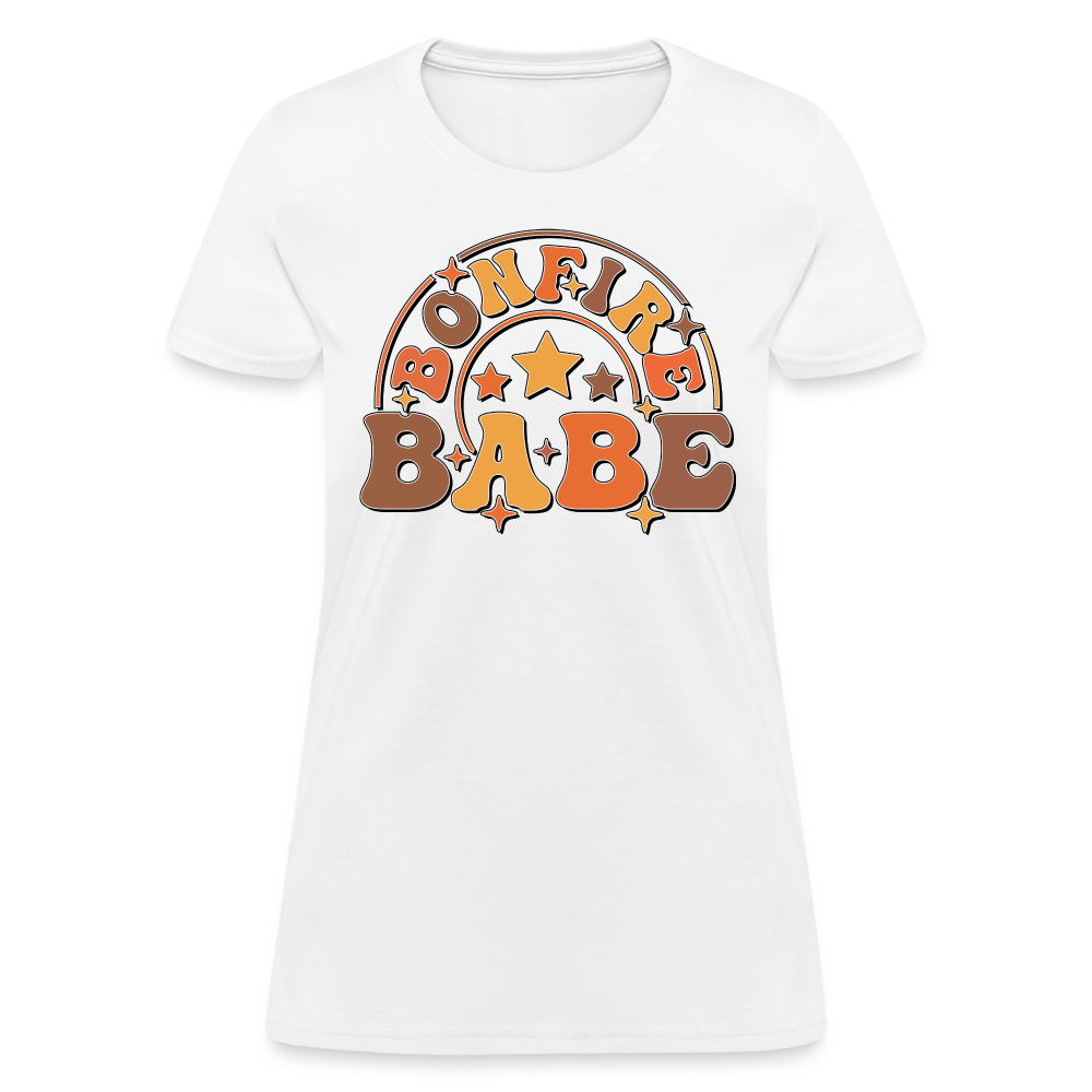 Bonfire Babe T-Shirt - white