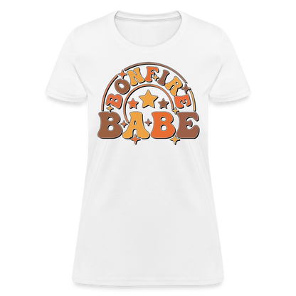 Bonfire Babe T-Shirt - white