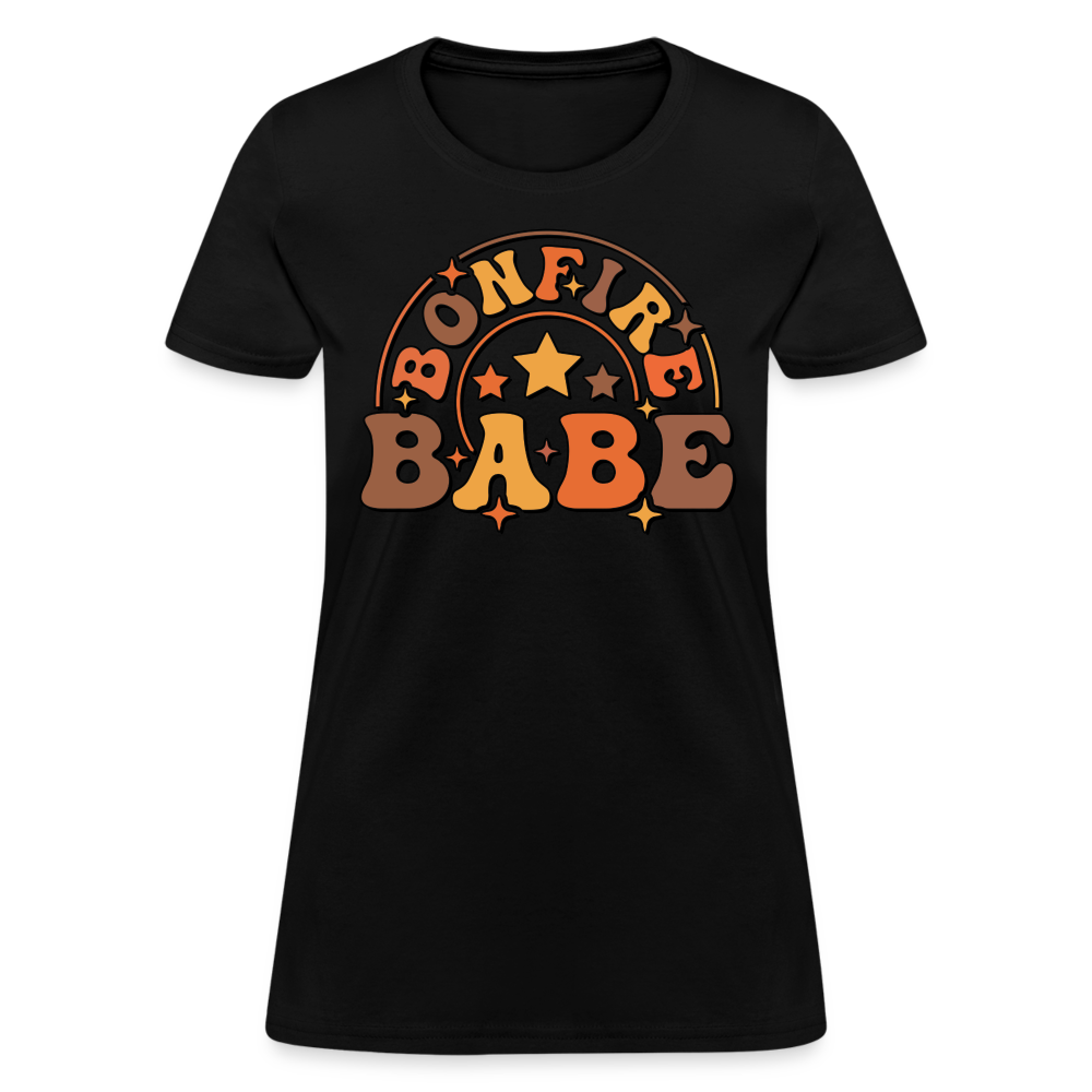 Bonfire Babe T-Shirt - black