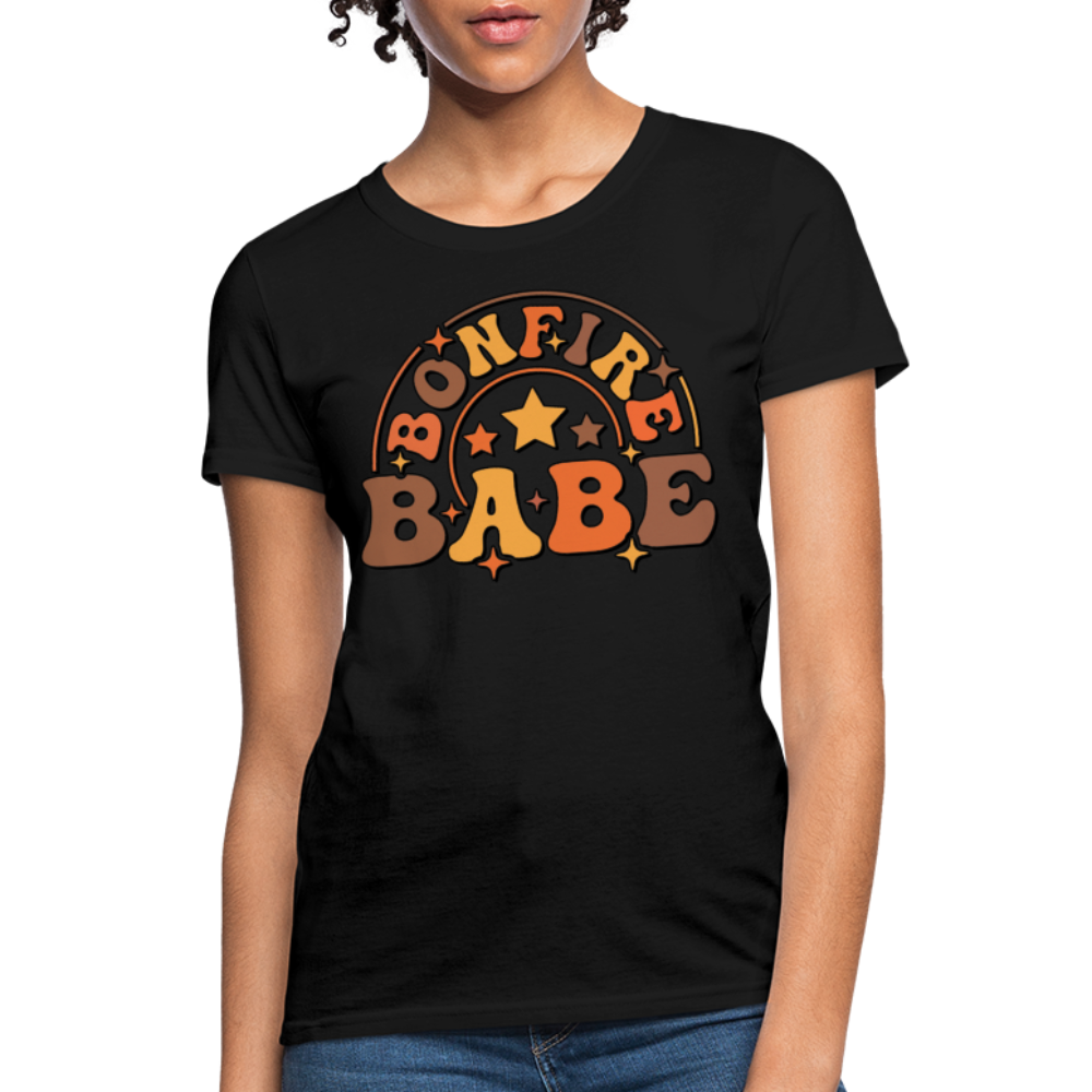 Bonfire Babe T-Shirt - black