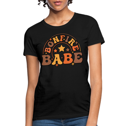 Bonfire Babe T-Shirt - black