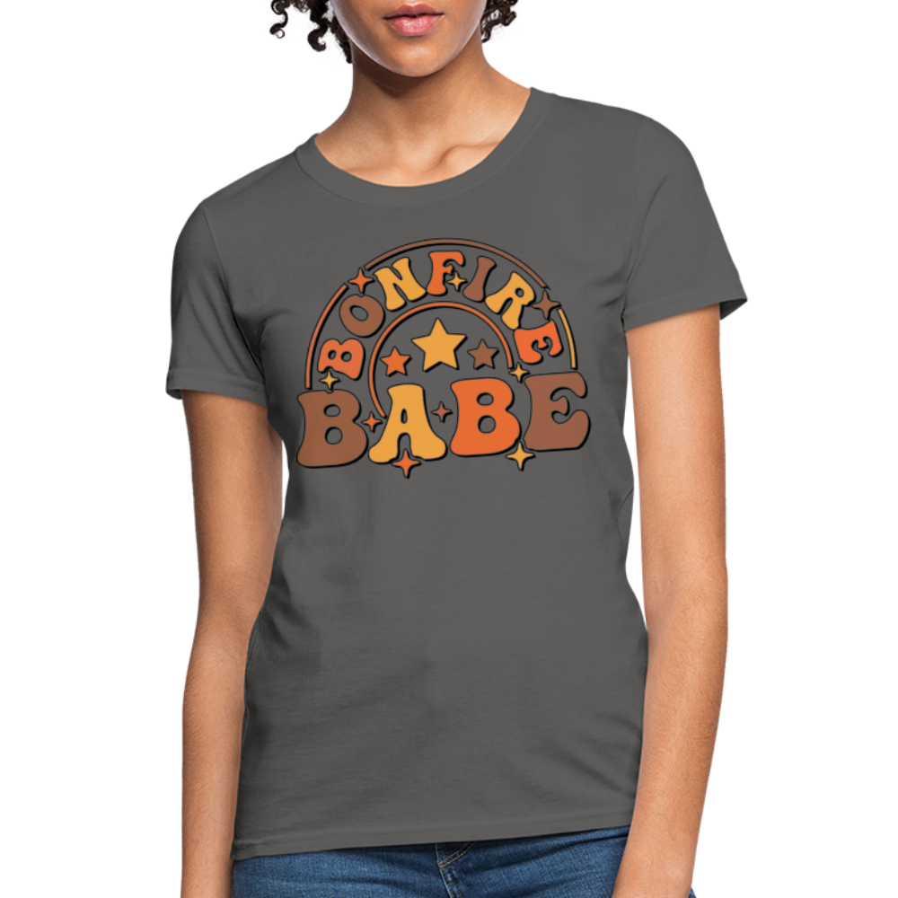 Bonfire Babe T-Shirt - charcoal