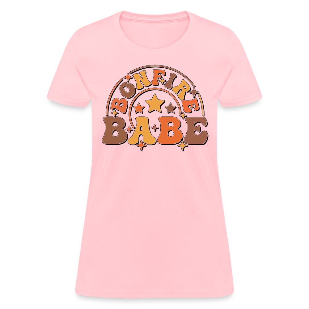 Bonfire Babe T-Shirt - pink