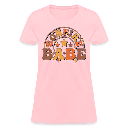 Bonfire Babe T-Shirt - pink