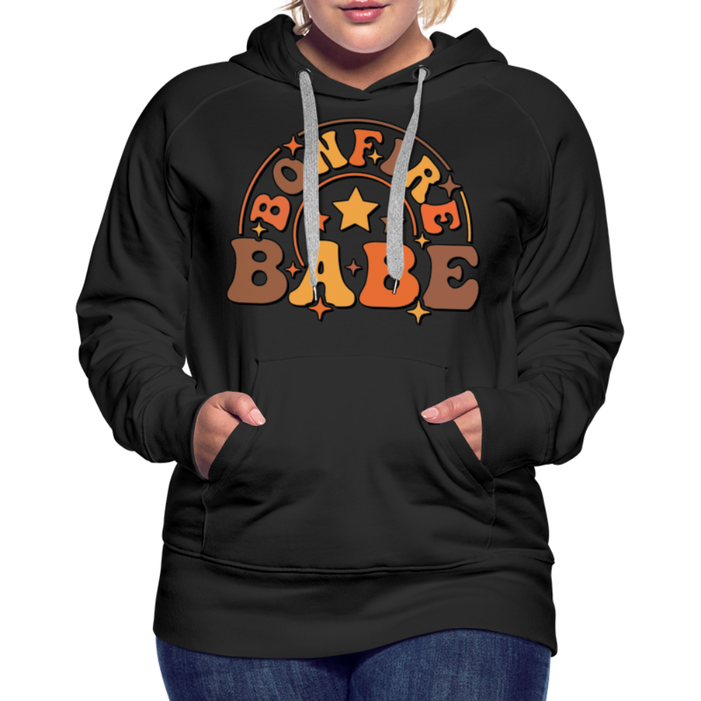 Bonfire Babe Women’s Premium Hoodie - black