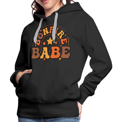 Bonfire Babe Women’s Premium Hoodie - black
