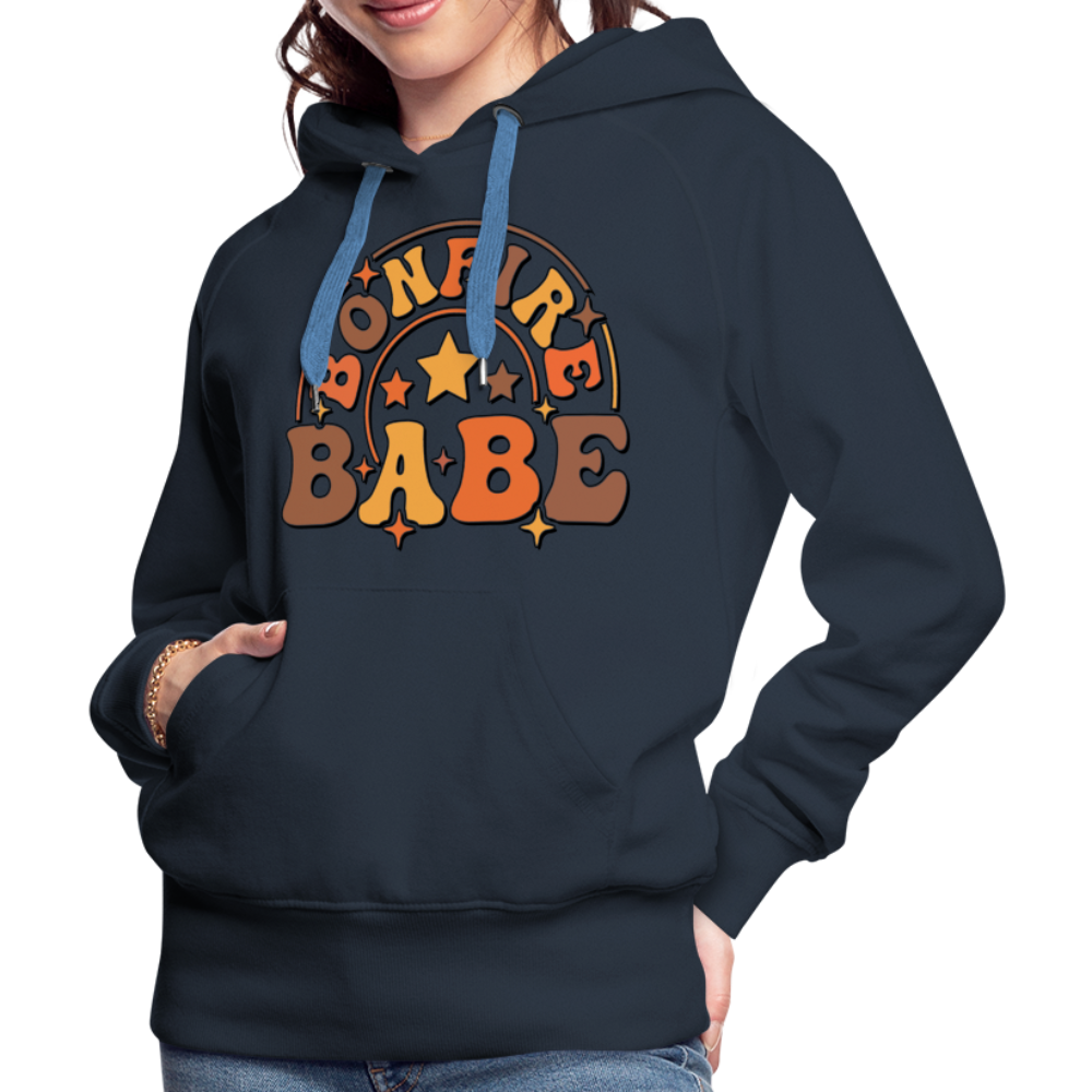 Bonfire Babe Women’s Premium Hoodie - navy