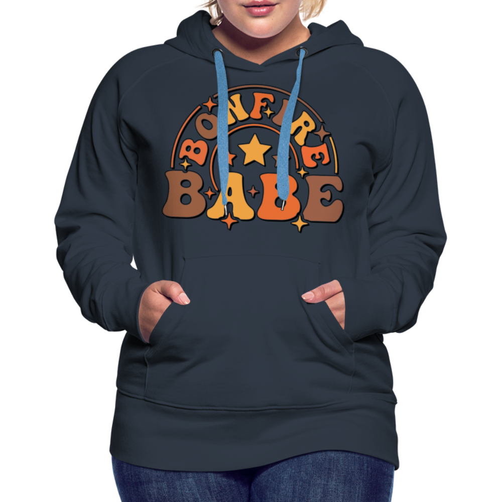 Bonfire Babe Women’s Premium Hoodie - navy