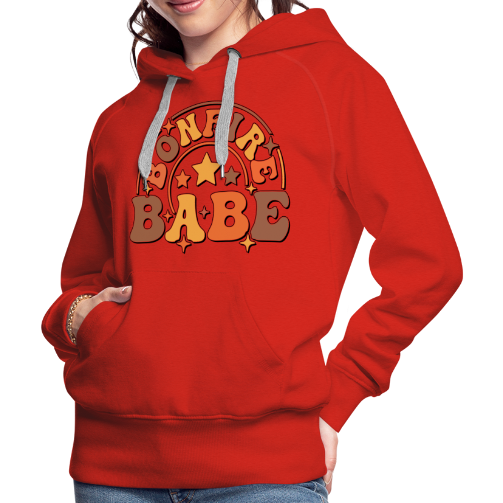Bonfire Babe Women’s Premium Hoodie - red