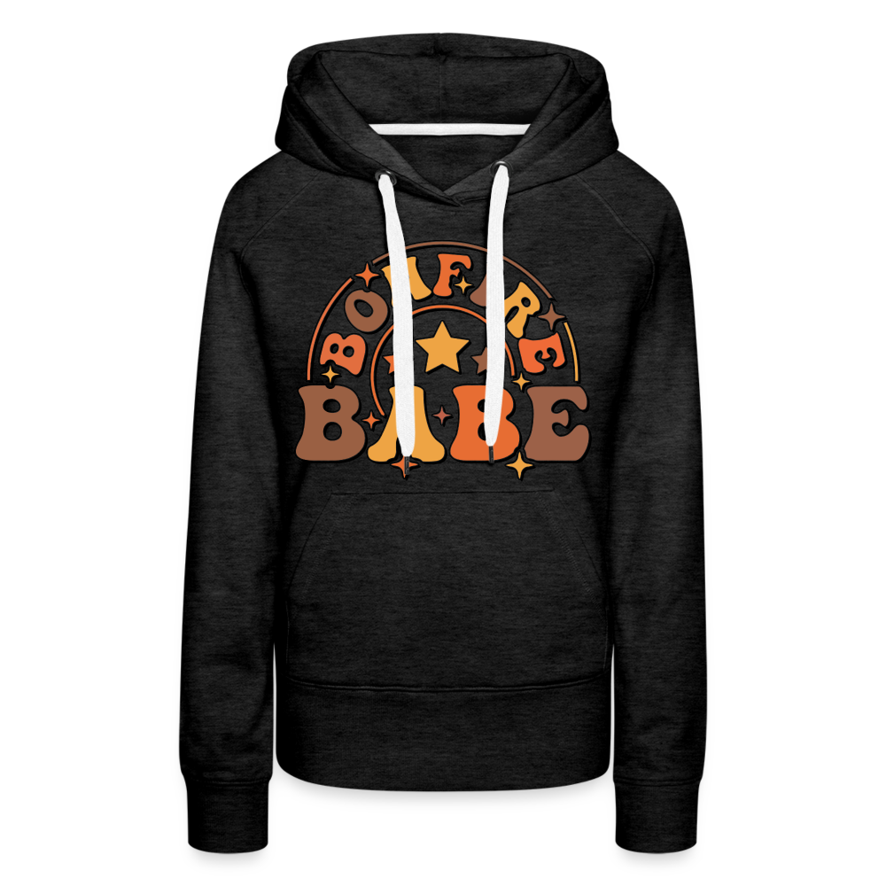 Bonfire Babe Women’s Premium Hoodie - charcoal grey