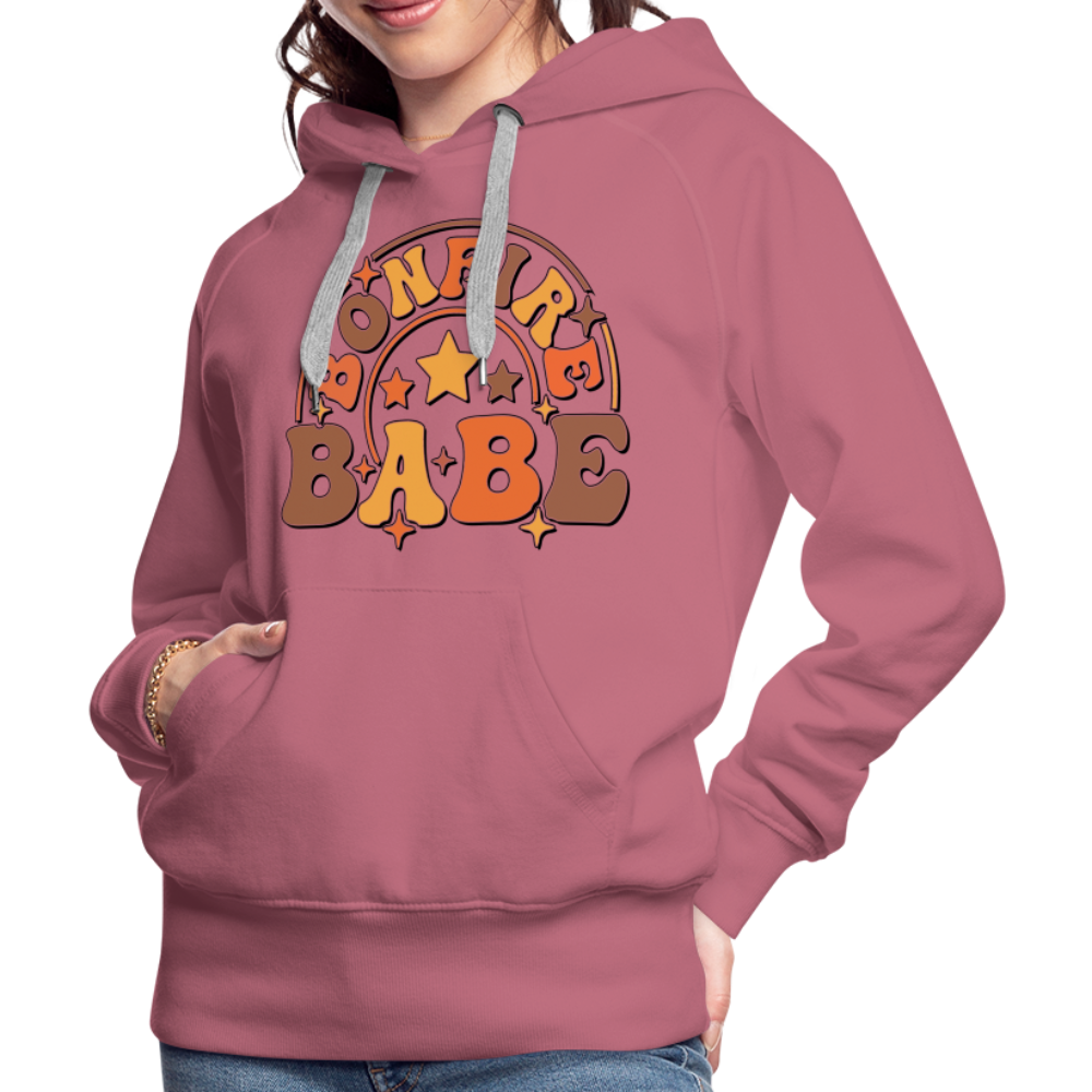 Bonfire Babe Women’s Premium Hoodie - mauve