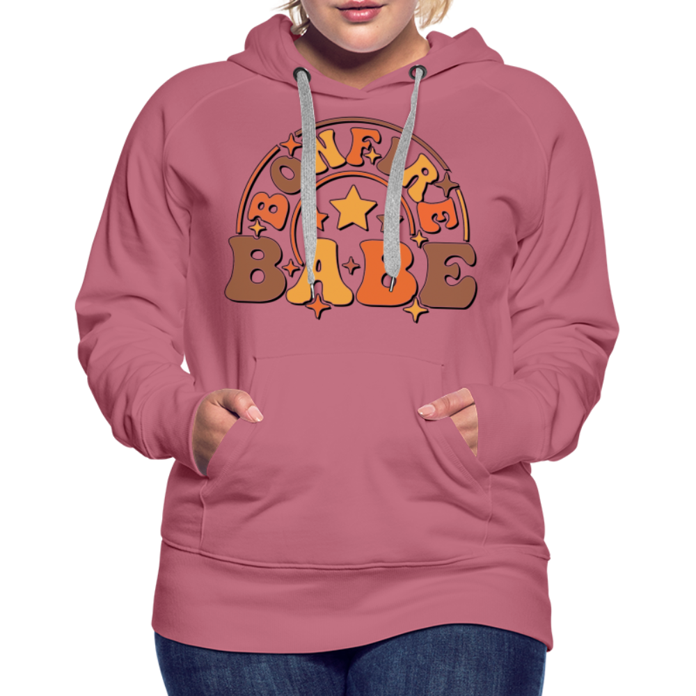 Bonfire Babe Women’s Premium Hoodie - mauve