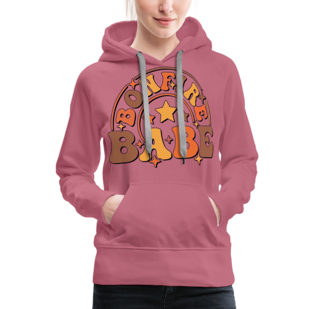 Bonfire Babe Women’s Premium Hoodie - mauve
