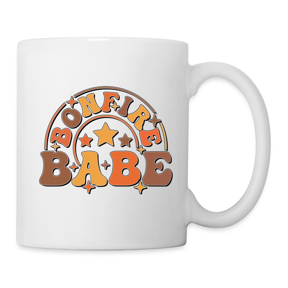 Bonfire Babe : Coffee/Tea Mug - white