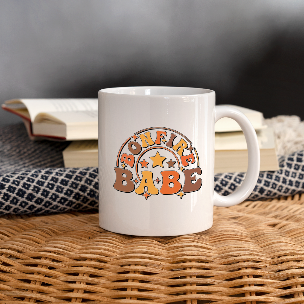 Bonfire Babe : Coffee/Tea Mug - white
