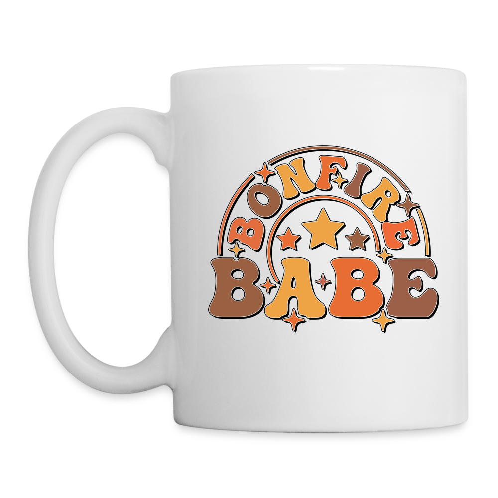 Bonfire Babe : Coffee/Tea Mug - white