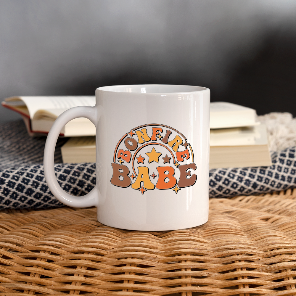 Bonfire Babe : Coffee/Tea Mug - white