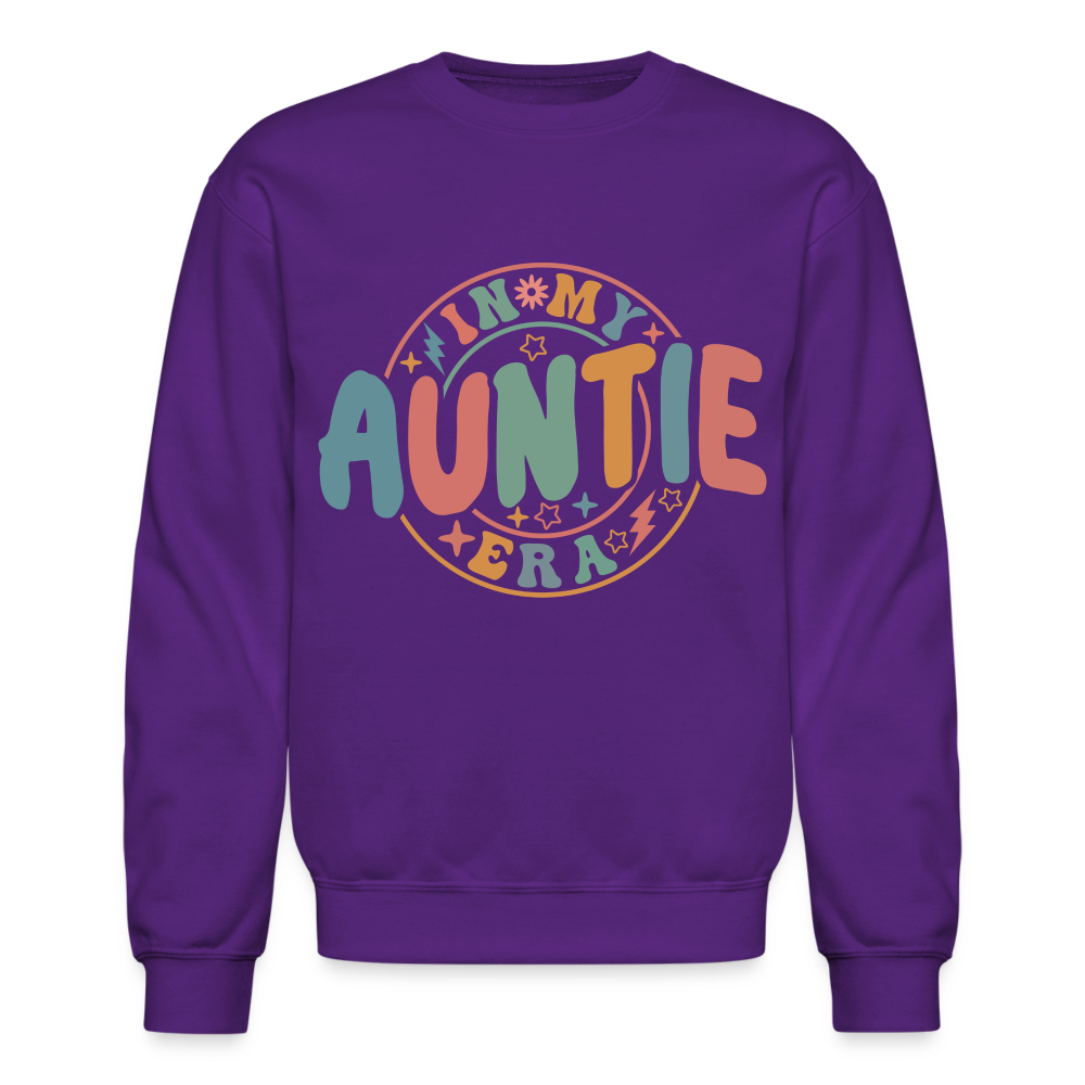 In My Auntie Era Sweatshirt - purple