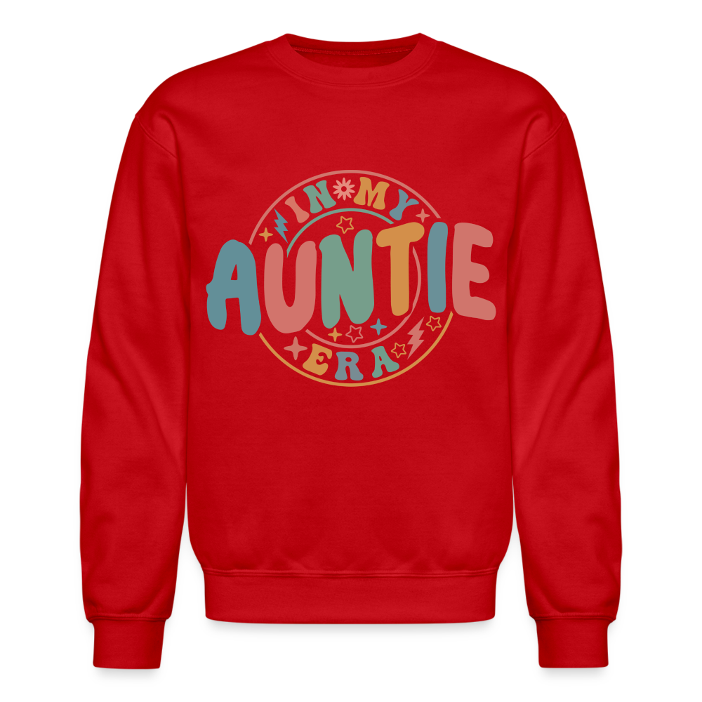 In My Auntie Era Sweatshirt - red