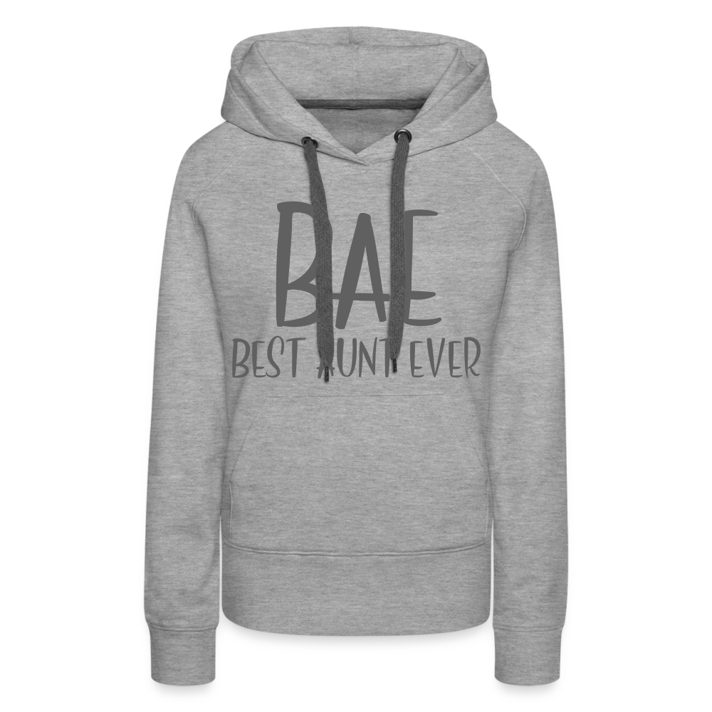 BAE Best Aunt Ever Premium Hoodie - heather grey