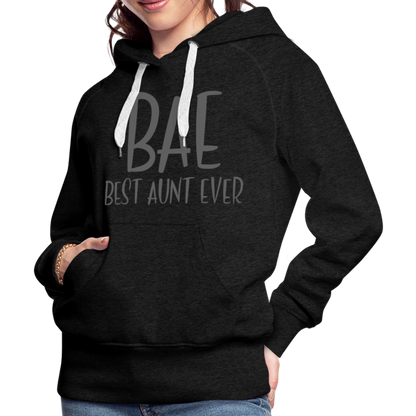 BAE Best Aunt Ever Premium Hoodie - charcoal grey