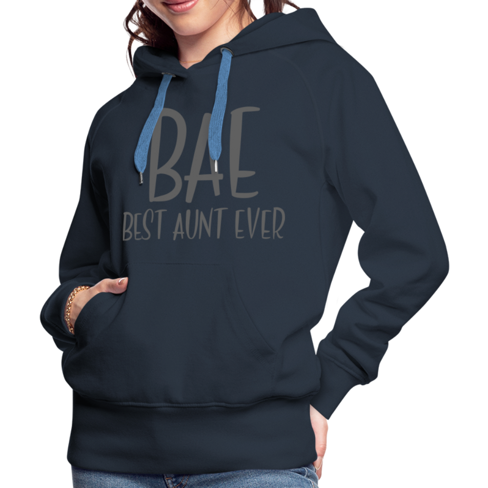 BAE Best Aunt Ever Premium Hoodie - navy