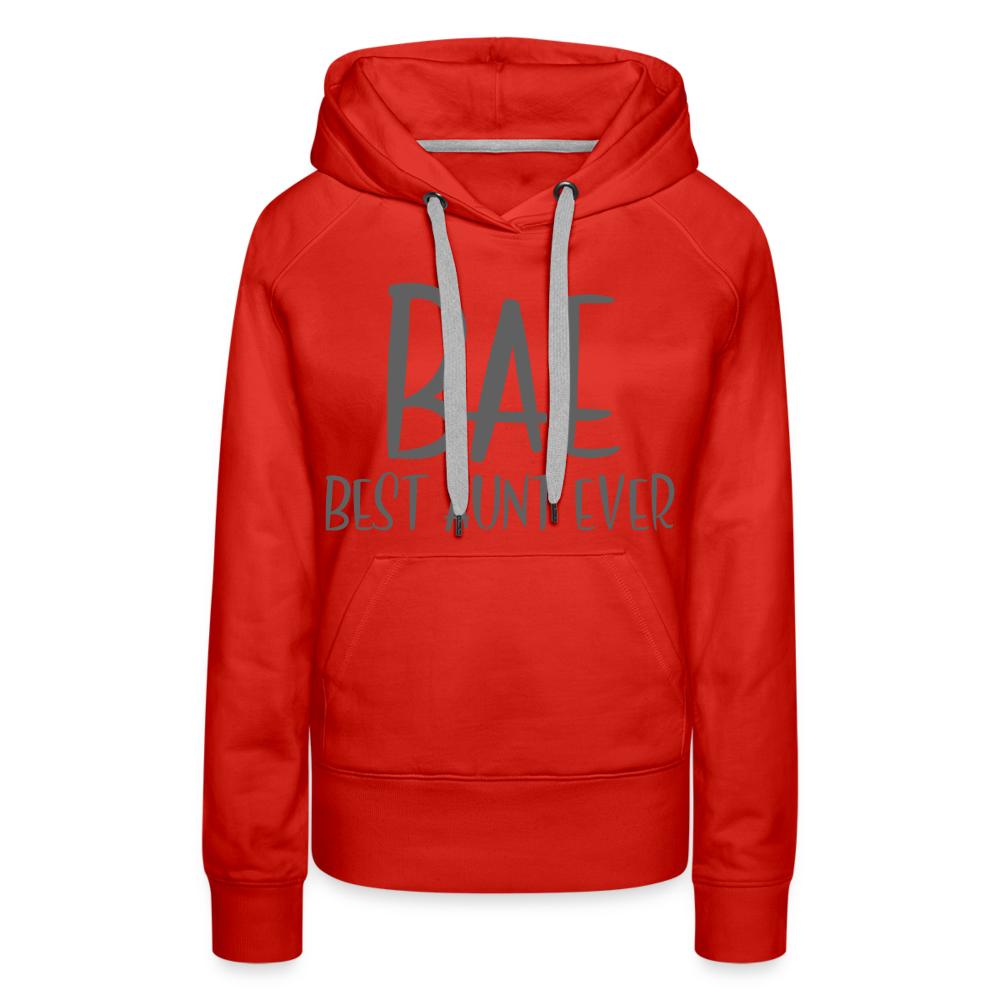 BAE Best Aunt Ever Premium Hoodie - red