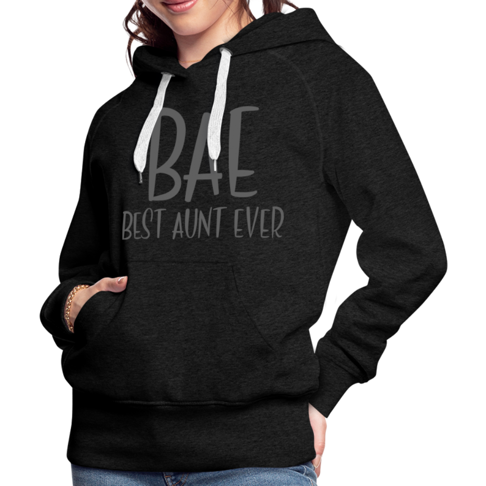 BAE Best Aunt Ever Premium Hoodie - charcoal grey