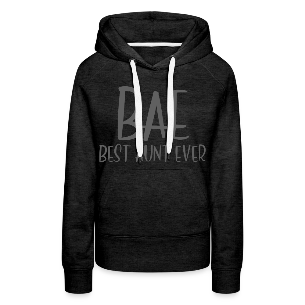 BAE Best Aunt Ever Premium Hoodie - charcoal grey