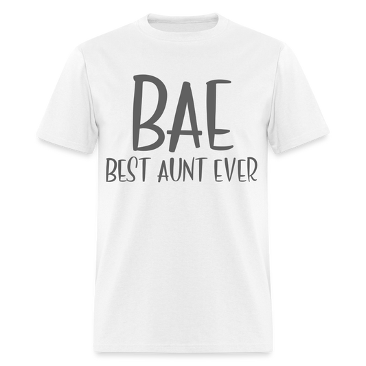 BAE Best Aunt Ever T-Shirt - white