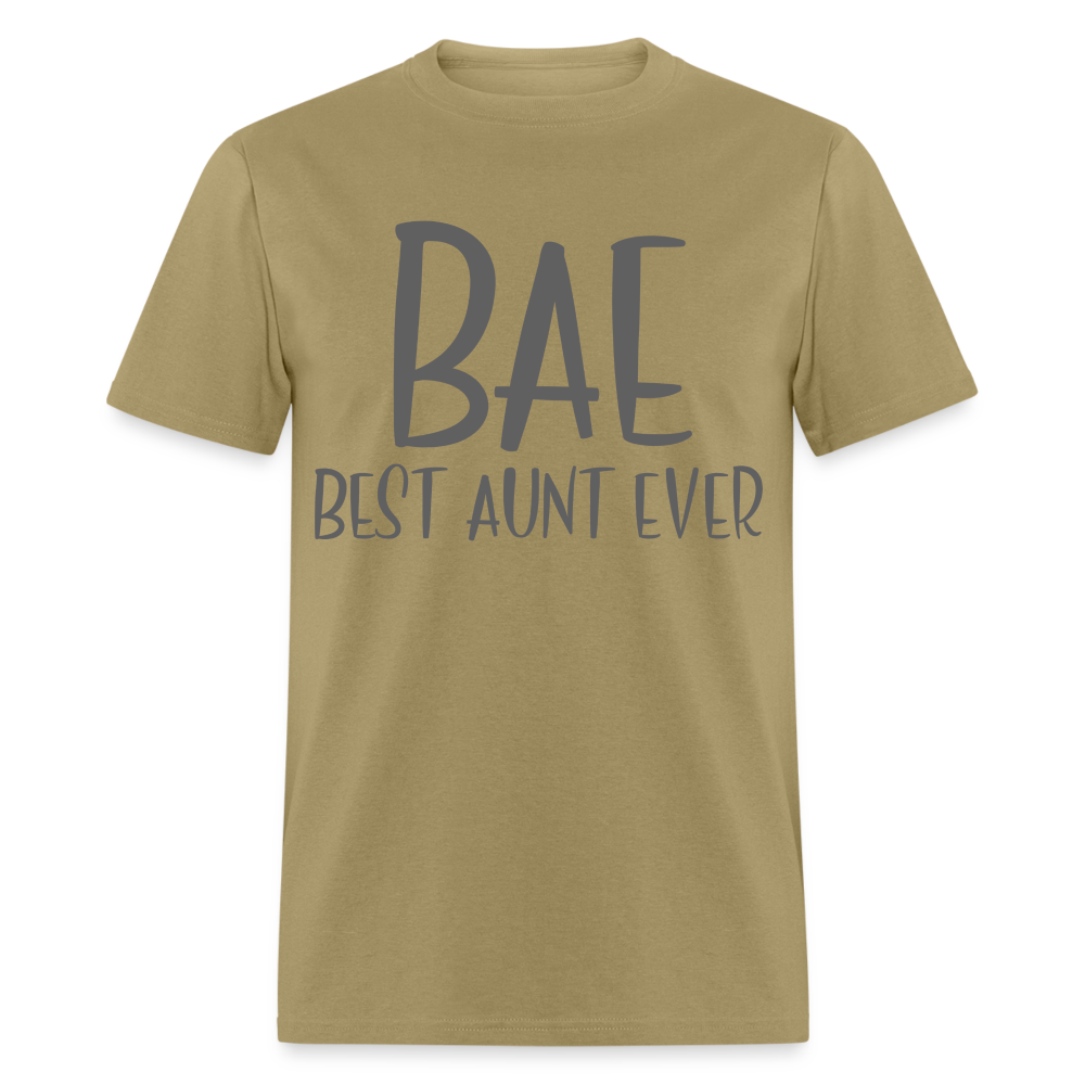 BAE Best Aunt Ever T-Shirt - khaki