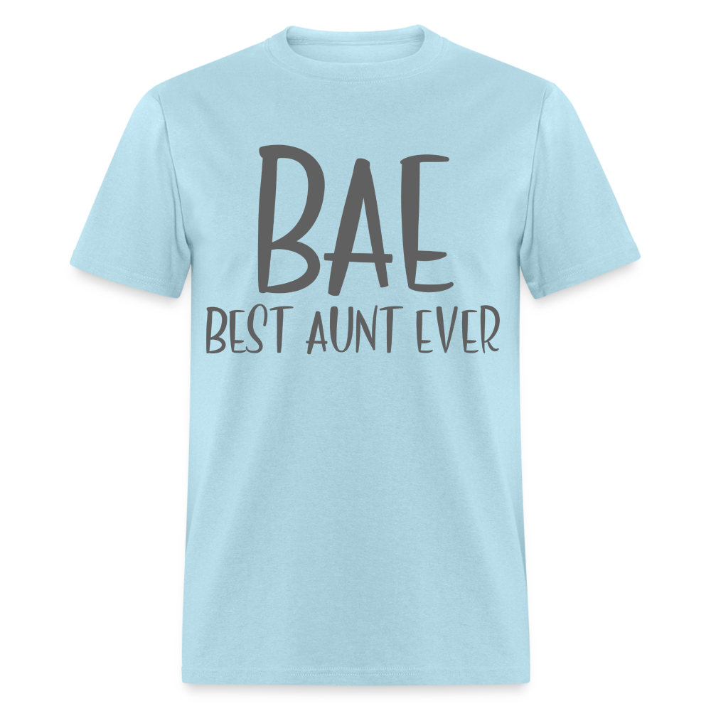 BAE Best Aunt Ever T-Shirt - powder blue