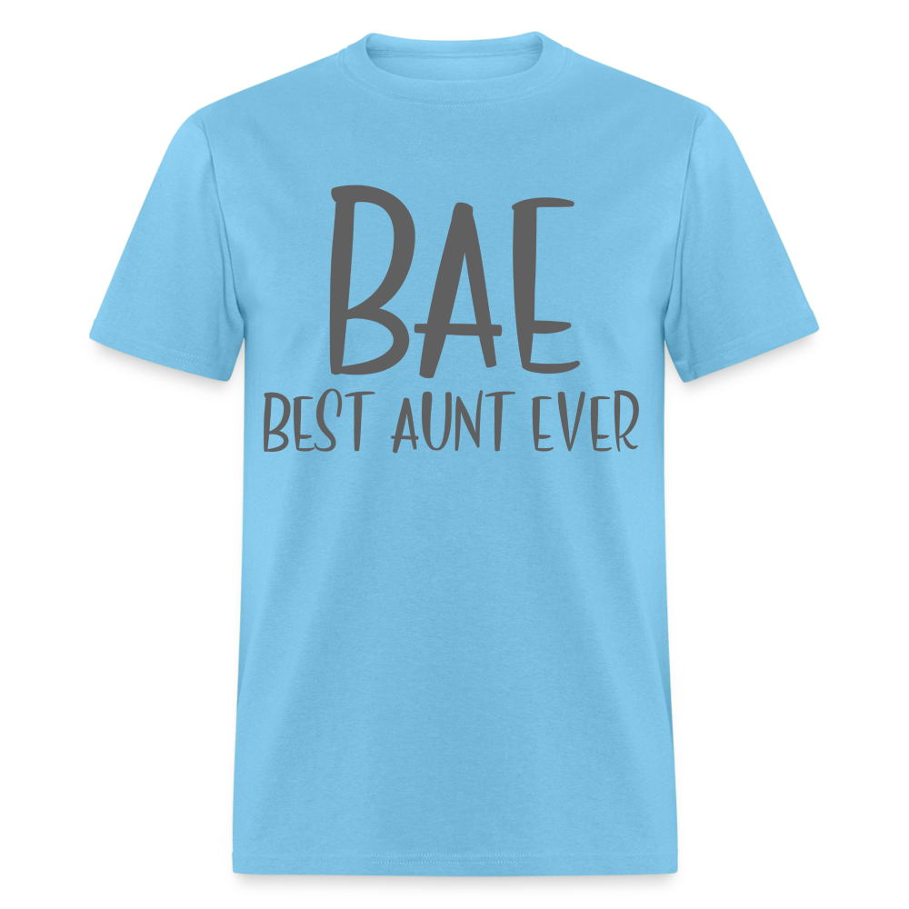 BAE Best Aunt Ever T-Shirt - aquatic blue