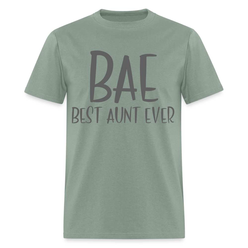 BAE Best Aunt Ever T-Shirt - sage