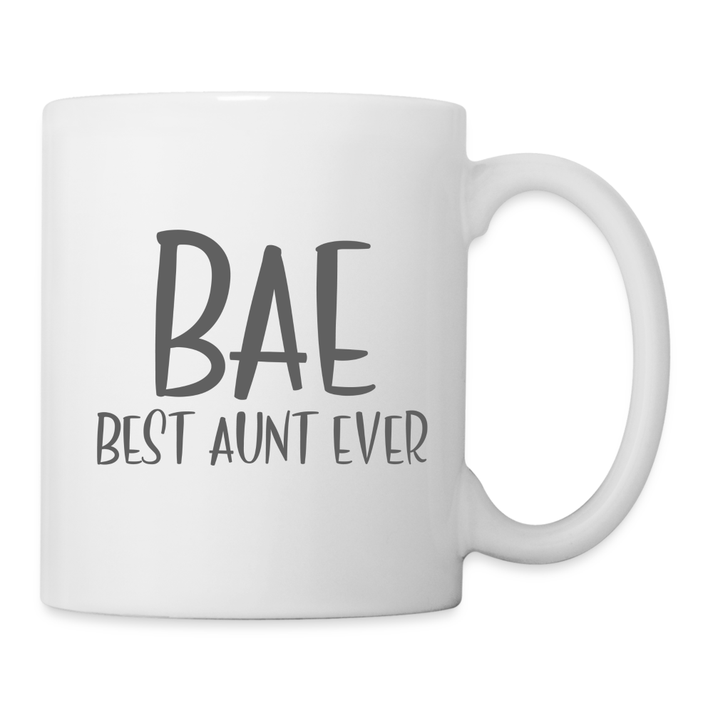 BAE Best Aunt Ever Coffee/Tea Mug - white