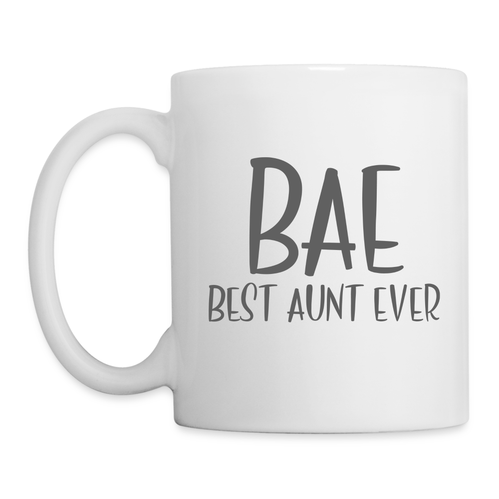 BAE Best Aunt Ever Coffee/Tea Mug - white