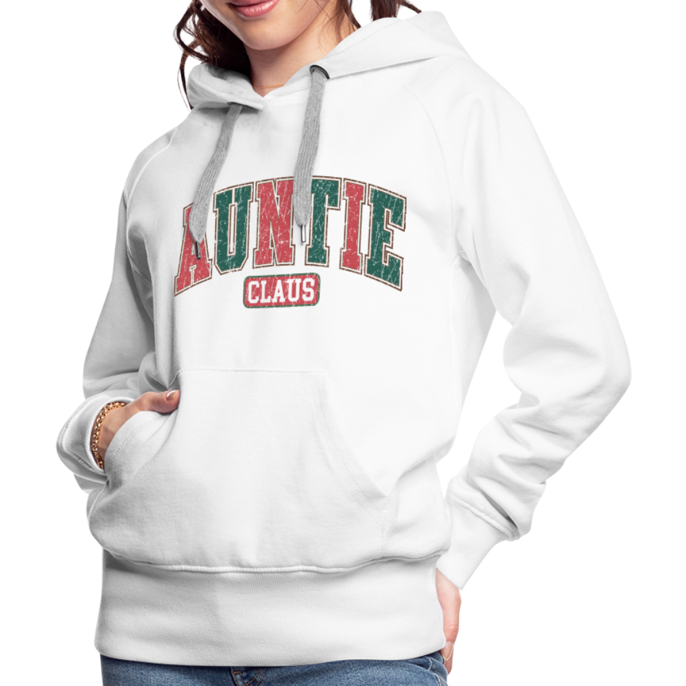 Auntie Claus Premium Hoodie - white