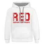 RED Remember Everyone Deployed Support Our Troops Hoodie