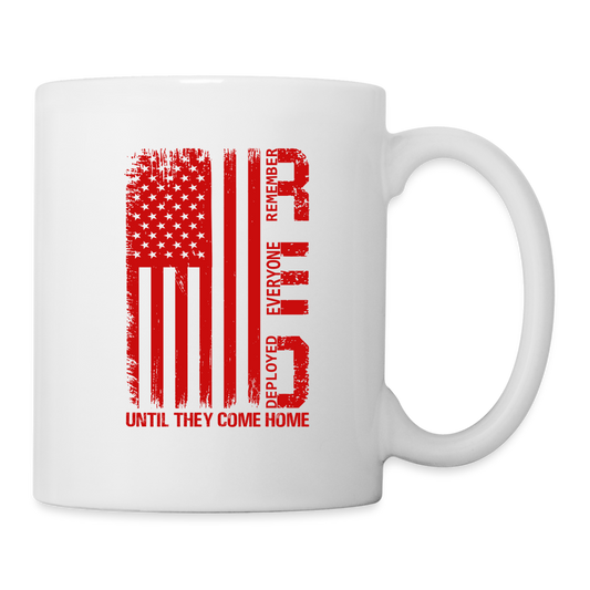 RED Remember Everyone Deployed Mug (Until They Return) - white