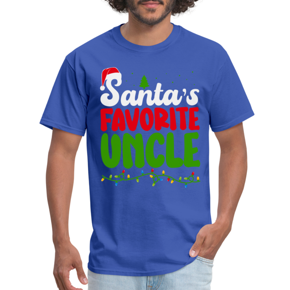 Santa's Favorite Uncle T-Shirt - royal blue
