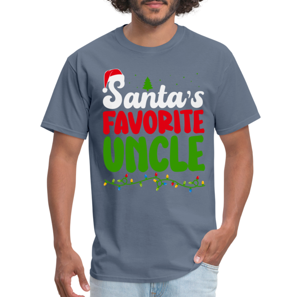 Santa's Favorite Uncle T-Shirt - denim